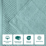 Lodi Cotton 9-Piece Bathroom Towel Set – Absorbent Mid-Weight Solids & Patterns