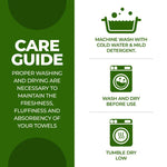 Rayon from Bamboo Cotton Blend Plush Towel Set 6-Piece - Sierra