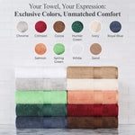 Superior Rayon from Bamboo Ultra-Plush Assorted 12-Piece Towel Set