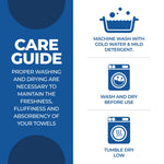 Jasper Cotton Geometric Jacquard Plush Bath Towel Set 2-Piece