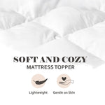 Superior Brushed Microfiber Down Alternative Mattress Topper 2 Inch