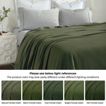 Superior Nobel Cotton Textured Chevron Lightweight Woven Blanket
