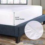 1000 Thread Count Egyptian Cotton Sheets, Embroidered & Deep Pocket Fit