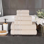 Superior Hays Cotton Medium Weight 6 Piece Assorted Bathroom Towel Set