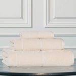 Superior Mile Smart Twist Viscose Cotton Blend Solid 3 Piece Towel Set