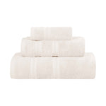 Superior Smart Dry Zero Twist Cotton Medium Weight 3 Piece Towel Set