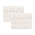 Superior Smart Dry Zero Twist Cotton Medium Weight Hand Towels, Set of 6