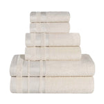 Superior Hays Cotton Medium Weight 6 Piece Assorted Bathroom Towel Set