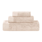 3 Piece Egyptian Cotton Bath Towel Set Basketweave