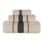 Superior Sadie Zero Twist Cotton Absorbent Solid 3 Piece Towel Set