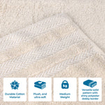 Superior Hays Cotton Medium Weight 8 Piece Assorted Bathroom Towel Set