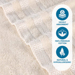 Superior Hays Cotton Medium Weight 3 Piece Assorted Bathroom Towel Set