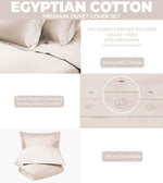 300 Thread Count Egyptian Cotton Solid Duvet Cover