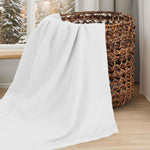 Superior Milan Cotton Textured Striped Lightweight Woven Blanket