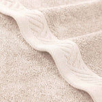 6 Piece Egyptian Cotton Basketweave Towel Set