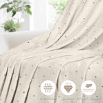 Superior Fleece Plush Medium Weight Fluffy Soft Decorative Blanket