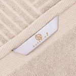 6 Piece Egyptian Cotton Basketweave Towel Set