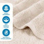 Chevron Zero Twist Solid Jacquard Cotton Bath Sheet Set of 2