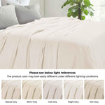 Superior Milan Cotton Textured Striped Lightweight Woven Blanket