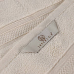Superior Chevron Zero Twist Cotton Absorbent Solid 3 Piece Towel Set