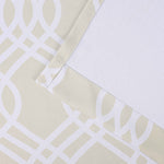 Ribbon Trellis Washable Room Darkening Blackout Curtains, Set of 2