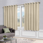 Blackout Window Curtains Classic Modern Room Darkening Set of 2