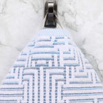 Jasper Cotton Geometric Jacquard Plush Bath Towel Set 2-Piece