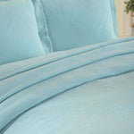 Paisley Cotton Bedspread Set Lightweight Jacquard Matelassé 3-Piece