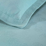 Paisley Cotton Bedspread Set Lightweight Jacquard Matelassé 3-Piece