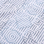 Jasper Cotton Geometric Jacquard Plush Bath Towel Set 2-Piece