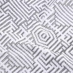 Jasper Cotton Geometric Jacquard Plush Bath Towel Set 2-Piece