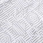 Jasper Cotton Geometric Jacquard Plush Bath Towel Set 2-Piece
