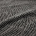 Kacey Ribbed Fluffy Fleece Blanket - Plush Striped Textured Throw