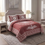 Superior Kymbal Cotton Blend Woven Medallion Jacquard Bedspread Set