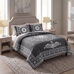 Superior Kymbal Cotton Blend Woven Medallion Jacquard Bedspread Set