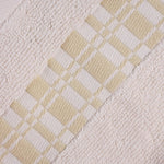 Superior Larissa Cotton Geometric Border 8 Piece Towel Set