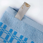 Superior Larissa Cotton Geometric Border 8 Piece Towel Set
