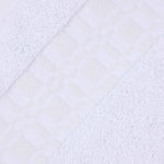 Superior Larissa Cotton Geometric Border 3 Piece Towel Set