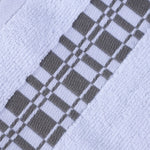 Superior Larissa Cotton Geometric Border 3 Piece Towel Set