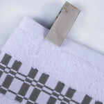 Superior Larissa Cotton Geometric Border 6 Piece Towel Set