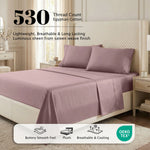 530 Thread Count Egyptian Cotton Sateen Bed Sheet Set