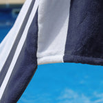 Superior Cabana Striped Cotton Chaise Lounge Chair Cover Set