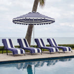Superior Cabana Striped Cotton Chaise Lounge Chair Cover Set