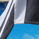 Superior Cabana Striped Cotton Chaise Lounge Chair Cover Set