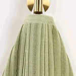Cotton Ribbed Textured Face Towel Set 12-Piece - Soho