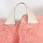Superior Larissa Cotton Geometric Border 3 Piece Towel Set