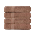 4 Piece Cotton Bath Towel Set Highly Absorbent Quick Dry Eco Friendly