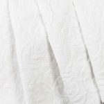Superior Vineyard Cotton Blend Matelasse Weave Floral Scroll Coverlet