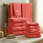 12-Piece Egyptian Cotton Plush Towel Set – Madeline