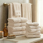 12-Piece Egyptian Cotton Plush Towel Set – Madeline